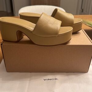 Vince Women's Wedge Sandals. Size 6.5